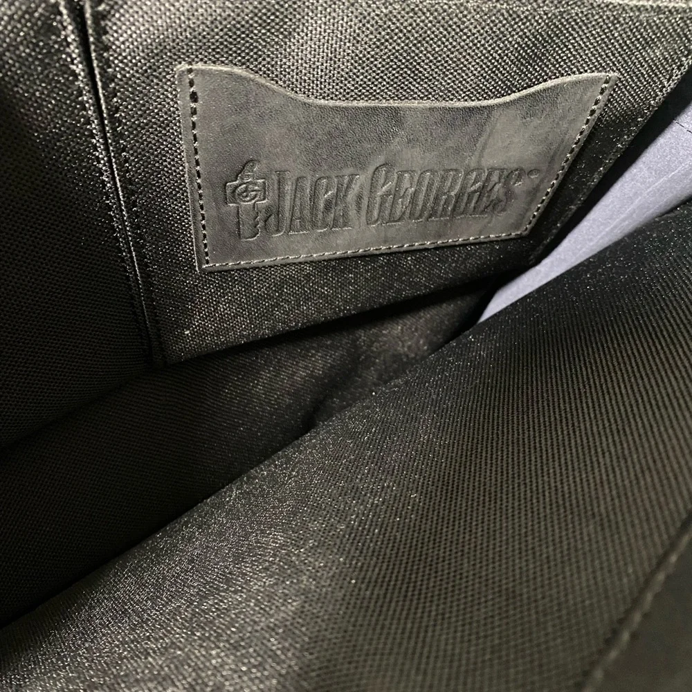 JACK GEORGES Leather Briefcase